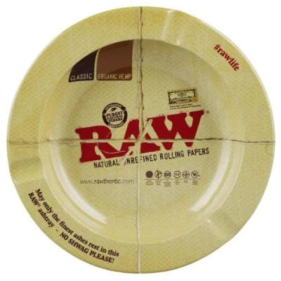 Image of RAW 18443 Magnetic Ashtray, Metal, Yellow, S