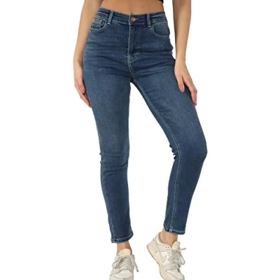 Image of MYT Womens Ladies Magic Shaping High Waisted Skinny Fit Jeans in Blue Denim Size 20 Long