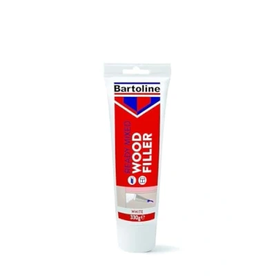 Image of Bartoline Ready Mixed Wood Filler 330g Tube White