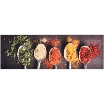 Image of vidaXL Kitchen Carpet Washable Spoons 45x150 cm