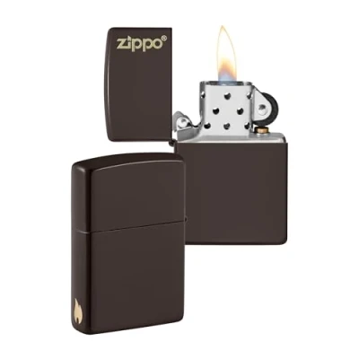 Image of Zippo Lighter, Brown Matte, One Size