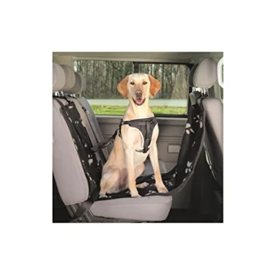 Image of Friends On Tour Car seat cover, 0.65 x 1.45 m, black/beige