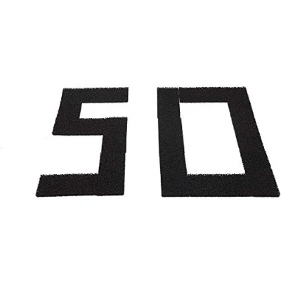Image of LTWHOME Compatible with Carbon Foam Filters Fit For Fluval U2 Filter(Pack of 50)