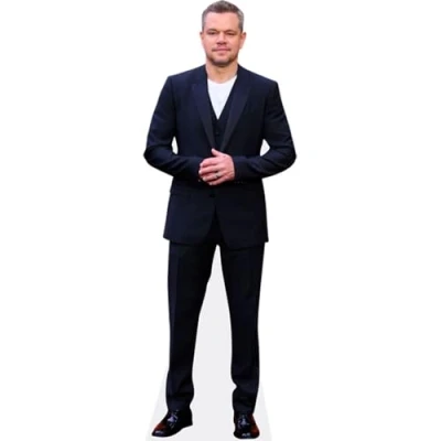 Image of Matt Damon (Smart Outfit) Mini Size Cutout