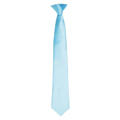 Image of Premier Unisex Adult Satin Tie (Turquoise) One Size
