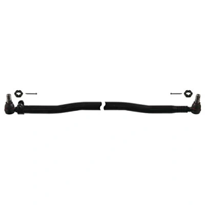 Image of 9493300403, 9493300503, 9493300803, 9493301403, 9493302303 Tie Rod FEBI BILSTEIN 39361 Front Axle with crown nut MERCEDES BENZ: AXOR 2
