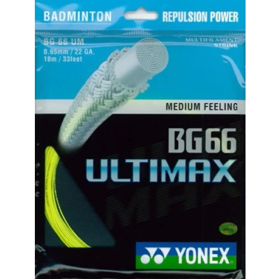 Image of Yonex BG 65 10Mts Badminton String, BG66 ULTIMAX Yellow