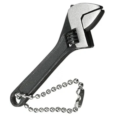 Image of SagaSave Mini Wrench Adjustable Spanner Small Jaw Monkey for Repairing Black (4&quot; 100mm)