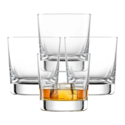 Image of Schott Zwiesel Bar Special Whisky Glass (Set of 4), Straightline Tumbler for Whisky, Dishwasher Safe Tritan Crystal Glasses, Made in Germany (Item No. 123638)