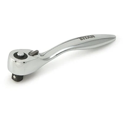 Image of Titan Tools 11204 1/4 Inch Drive Offset Micro Ratchet Multi Colour