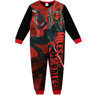 Image of Marvel Boys Onesie Spiderman Red 3 4 Years