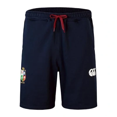 Image of Men&#039;s British &amp; Irish Lions Canterbury Outback Fleece Rugby Short, Dark Sapphire, L