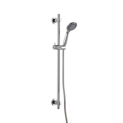 Image of Croydex Flexi Fix 3 Function Shower Set with 800mm Riser Rail, Chrome
