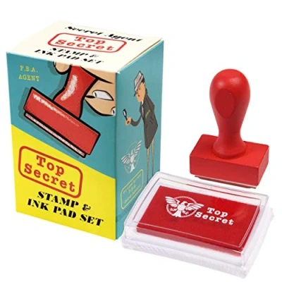 Image of Rex London Top Secret Stamp And Ink Set