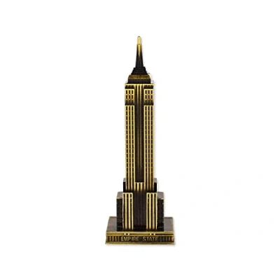 Image of SCSpecial Empire State Building Statue 18 Centimeters New York City Souvenirs Gifts for Friends Zinc Alloy Figurine Home Decor