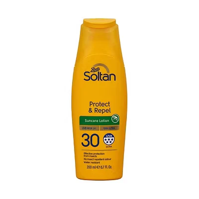 Image of Soltan Protect &amp; Repel Lotion SPF30 200ml