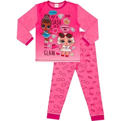 Image of Girls LOL Suprise Put A Sash On It Long Pink Pyjamas (3 4 Years)