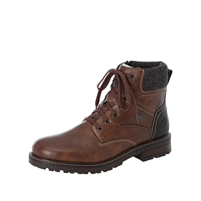Image of Rieker Men&#039;s Herbst/Winter Classic Boots, Brown (Toffee/Schwarz/Granit 25), 9.5 UK