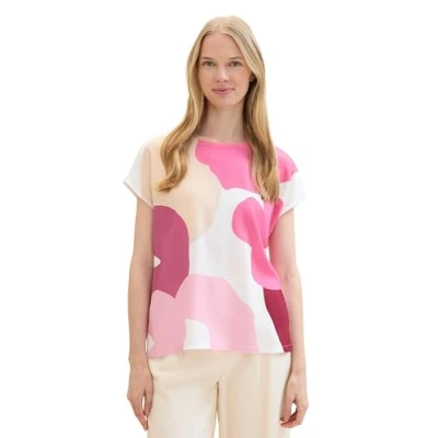Image of TOM TAILOR Women&#039;s 1041535 T Shirt, 10330 Dove White, M