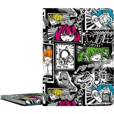Image of Grafoplás Folder A4 Plastic Sleeves Flexible Covers 30 Polypropylene Linings Bits &amp; Bobs Pop Up Design Collection Yuku Poly Perfect for Organizing Your School Supplies