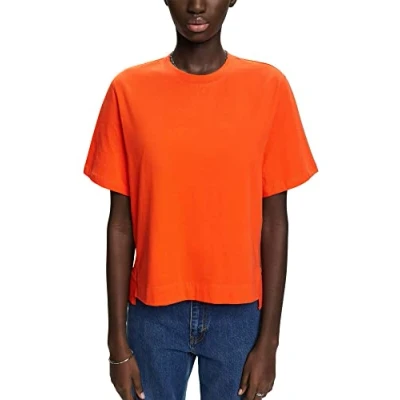 Image of ESPRIT Women&#039;s 023ee1k318 T Shirt, Orange red, S