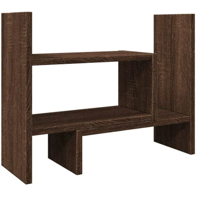 Image of vidaXL Desk Organiser Brown Oak 38.5x17x39 cm Engineered wood