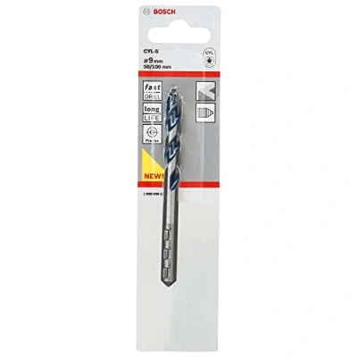 Image of Bosch Professional 1x CYL 5 Concrete Drill Bit (for Concrete, Ø 9 x 100 mm, Robust Line, Accessories for Impact Drills)