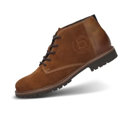 Image of bugatti Casual laceups, Men&#039;s, Size: 10.5, Cognac Suede