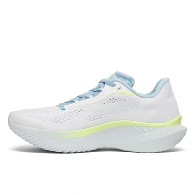Image of Saucony Women&#039;s Kinvara 15 Sneaker, White/Icemelt, 8