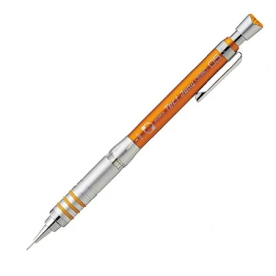 Image of Zebra Mechanical Pencil, Tect 2 Way, 0.5mm, Orange Body (MA41 OR)