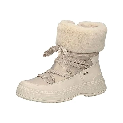 Image of CAPRICE Women&#039;s 9 26214 41 Mid Calf Boot, Nude, 3.5 UK