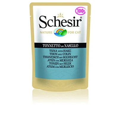 Image of Schesir 010567 Cat Tuna with Hake 100 g
