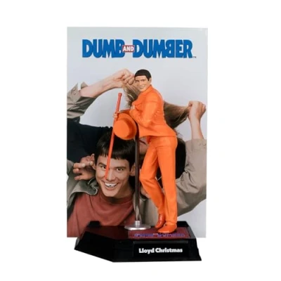 Image of McFarlane Lloyd Christmas (Movie Maniacs: Dumb and Dumber) Gold Label 6&quot; Posed Figure