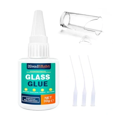 Image of Glass Glue, 30g Clear Waterproof Acrylic to Glue for Bonding and Other Materials, Super Instant Glass, Acrylic, Mirror