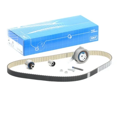 Image of 03L109244H Timing belt kit SKF VKMA 01278 145 with rounded tooth profile VOLKSWAGEN: Golf 7, Crafter Van, Passat B8 Saloon, AUDI: A4 B9 Saloon