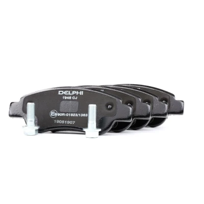 Image of 1611456980, 1613819980, 1617264880, 1678168380, 425327 Brake pad set DELPHI LP1949 PEUGEOT: 107 Hatchback, CITROËN: C1 II, TOYOTA: Aygo