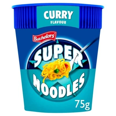Image of Batchelors Super Noodles, Curry Flavour, 75g