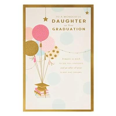 Image of UK Greetings Daughter Graduation Card Congratulations Well Done for Daughter, Multi (666268 0 1)