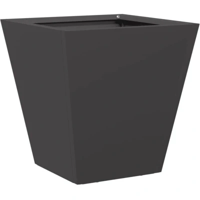 Image of vidaXL Garden Planter Black 30x30x30 cm Steel