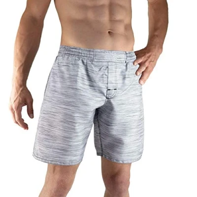 Image of Bõa Men&#039;s Deslumbrante Fight Shorts, Grey, S