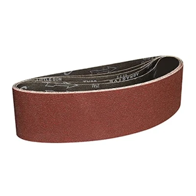 Image of Sruhrak 100X915 mm Abrasive Sanding Belt Set 5 Pack 40 Grits Sandpaper Belts for Portable Sander