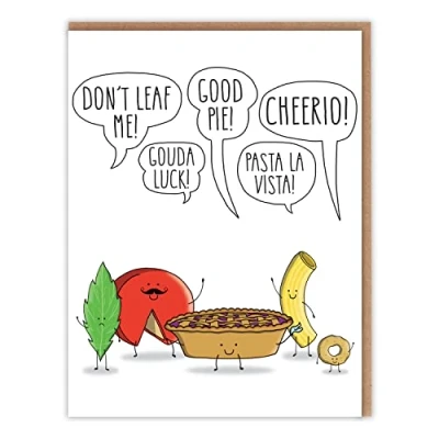 Image of Funny Leaving Card Regular Sized Goodbye Good Luck New Job Farewell Maternity Retirement Moving For Him Her Colleague