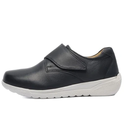 Image of Fleet &amp; Foster Elaine Womens Flat Shoes Navy 5 UK