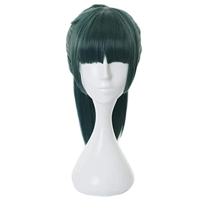 Image of HIROAKIYA Maki Zenin Wig, Cosplay Wig Clip Ponytail with Cap