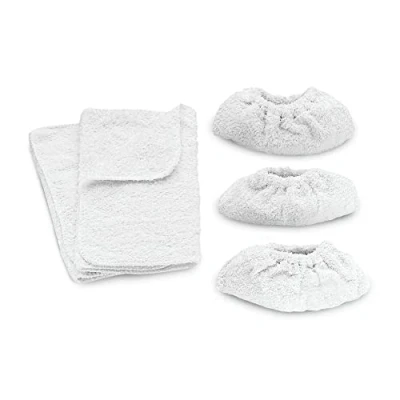 Image of Kärcher 69600190 Steam Cleaner Cloth Set, White