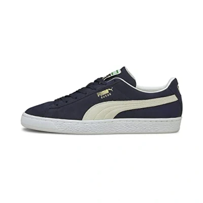 Image of PUMA Mens Leather Classic XXI Trainers Peacoat White 8