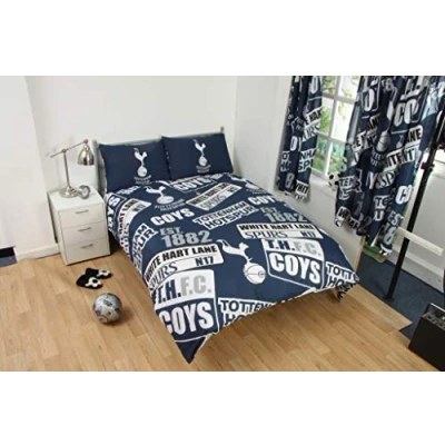 Image of FOCO Tottenham Hotspur FC Patch Double Duvet and Pillow Set
