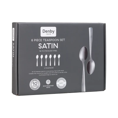 Image of Denby Satin 6 Piece Tea Spoon Set