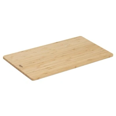 Image of GROHE Wooden Chopping Board, Over Kitchen Sink Cutting Dimensions 450 x 240 19 mm, Bamboo, FSC Certified, 40750HV0