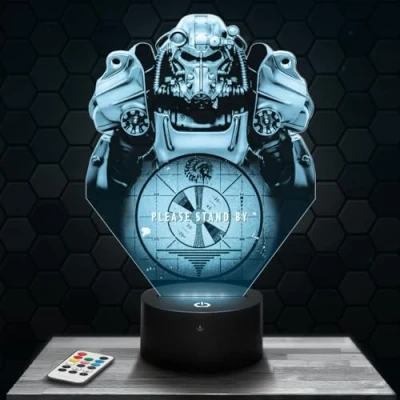 Image of Lamp Fall O Deco Boy&#039;s Room 3D Gaming Gamer Video Games Gift idea Soft Light Decoration Night Office Decor. Original Christmas, for Teenagers